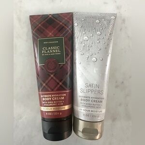 Dual set of Bath & Body Works Winter Body Cream